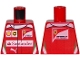 Part No: 973pb2639 Name: Torso Speed Champions with Shell, UPS, Ferrari, Puma and Red Santander Logo Front, Ferrari Logo Back Pattern Part No: 973pb2639 Name: Torso Speed Champions with Shell, UPS, Ferrari, Puma and Red Santander Logo Front, Ferrari Logo Back Pattern