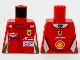 Part No: 973pb3144 Name: Torso Speed Champions with OMP, Ferrari, AFcorse, WEC Logo on Front, OMP, Ferrari, AFcorse, and Shell Logo on Back Pattern Part No: 973pb3144 Name: Torso Speed Champions with OMP, Ferrari, AFcorse, WEC Logo on Front, OMP, Ferrari, AFcorse, and Shell Logo on Back Pattern
