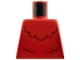 Part No: 973pb6431  Name: Torso Dark Red Feathers Pattern
