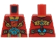 Part No: 973pb6524 Name: Torso Large Dark Red Mantle with Gold Trim, Dark Red Belt with Medium Azure Buckle Pattern Part No: 973pb6524 Name: Torso Large Dark Red Mantle with Gold Trim, Dark Red Belt with Medium Azure Buckle Pattern