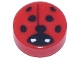 Lot ID: 410298850  Part No: 98138pb393  Name: Tile, Round 1 x 1 with Ladybug, Small White Eyes Pattern