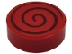 Part No: 98138pb455  Name: Tile, Round 1 x 1 with Black Spiral Thin Pattern