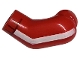 Part No: 981pb325  Name: Arm, Left with White Stripe and Dark Red Cuff Pattern