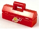 Part No: 98368pb002  Name: Minifigure, Utensil Toolbox with White Classic Space Logo Pattern
