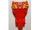 Part No: 98569pb02  Name: Hero Factory Full Torso Armor with Yellow Flames Pattern (Furno)