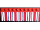 Part No: BA130pb01  Name: Stickered Assembly 10 x 3 x 1 with Blue, Red, and White Stripes Awning Pattern (Sticker) - Set 6372-1 - 2 Slope 33 3 x 4, 1 Slope 33 3 x 2