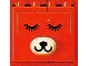 Part No: bb0049  Name: Duplo, Brick 2 x 4 x 2 with Dog Face - Eyes Open and Close