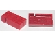 Lot ID: 408054885  Part No: bslot04bL  Name: Brick 2 x 4 without Bottom Tubes, Slotted (with 2 slots, opposite corner left)