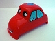 Lot ID: 369209242  Part No: dupcarbody05  Name: Duplo Car Body Rounded with Face Pattern & Sound (fits over Car Base 2 x 4)