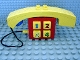 Part No: dupphonec01  Name: Duplo Push-Button Telephone Brick with Ear / Mouthpiece (For Humans)