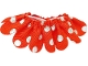 Part No: dupskirt24 Name: Duplo Wear Cloth Skirt, Child Size, Scalloped with Silver Polka Dots Pattern Part No: dupskirt24 Name: Duplo Wear Cloth Skirt, Child Size, Scalloped with Silver Polka Dots Pattern