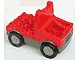 Lot ID: 147227640  Part No: duptruck02  Name: Duplo Truck with 4 x 4 Flatbed Plate and Wide Wheels