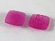 Lot ID: 122405097  Part No: 45467  Name: Clikits, Icon Square 2 x 2 Small with Pin, Frosted (Solid and Transparent Colors)