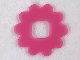 Part No: 46468  Name: Clikits, Icon Accent Rubber Flower 10 Petals 2 3/4 x 2 3/4