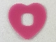 Part No: 46844  Name: Clikits, Icon Accent Rubber Heart 2 5/8 x 2 5/8