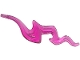Part No: 7105  Name: Wave Rounded Squiggly with Bar End (Flame)