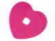 Part No: clikits206  Name: Clikits, Icon Accent Rubber Heart 5 1/4 x 5 1/4