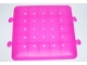 Lot ID: 380337070  Part No: clikits282  Name: Clikits Container, Square Box with 25 Holes - Lid