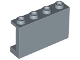 Part No: 14718  Name: Panel 1 x 4 x 2 with Side Supports - Hollow Studs
