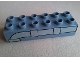 Part No: 2300pb003  Name: Duplo, Brick 2 x 6 with Pipe Pattern