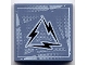 Lot ID: 326838005  Part No: 3068pb0069  Name: Tile 2 x 2 with Alpha Team Arctic Lightning Logo Pattern