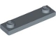 Lego part: Plate, Modified 1 x 4 with 2 Studs with Groove