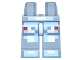 Part No: 970c00pb0568  Name: Hips and Legs with Pixelated Bright Light Blue and White Spacesuit Pattern