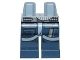 Part No: 970c63pb07  Name: Hips and Dark Blue Legs with SW U-Wing/Y-Wing Pilot Pockets and Sand Blue Belts Pattern