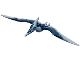 Part No: Ptera07  Name: Dinosaur Pteranodon with Dark Blue Back and Forehead