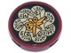 Part No: 14769pb0718 Name: Tile, Round 2 x 2 with Bottom Stud Holder with Black and Tan Clock Face with Weasley Family Locations and Bright Light Orange Hands Pattern (Sticker) - Set 76437 Part No: 14769pb0718 Name: Tile, Round 2 x 2 with Bottom Stud Holder with Black and Tan Clock Face with Weasley Family Locations and Bright Light Orange Hands Pattern (Sticker) - Set 76437