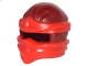 Part No: 19857pb01  Name: Minifigure, Headgear Ninjago Wrap Type 2 with Molded Red Wraps and Knot Pattern