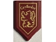 Part No: 22385pb294  Name: Tile, Modified 2 x 3 Pentagonal with Gold 'Gryffindor' Shield with Lion Pattern (Sticker) - Set 76408