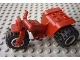 Part No: 30187c07  Name: Tricycle with Dark Red Chassis & Light Bluish Gray Wheels
