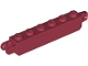 Part No: 30388  Name: Hinge Brick 1 x 6 Locking with 1 Finger Vertical End and 2 Fingers Vertical End, 9 Teeth