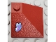 Part No: 3675pb03  Name: Slope 33 3 x 3 Double Convex with Medium Blue Butterfly Pattern (Sticker) - Set 41126