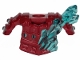 Part No: 41158pb01  Name: Minifigure Armor Breastplate with Shoulder Pads with Molded Trans-Light Blue Crystals Pattern