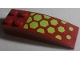 Part No: 44126pb045  Name: Slope, Curved 6 x 2 with Lime Hexagons Pattern (Sticker) - Set 70703