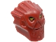 Part No: 53590pb01  Name: Minifigure, Head, Modified Bionicle Inika Toa Jaller Pattern