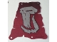 Part No: 61627  Name: Cloth Sail 14 x 20 Tattered with Fantasy Era Troll Skull Pattern