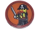 Part No: 67095pb126 Name: Tile, Round 3 x 3 with Portrait of Pirate with Sword on Dark Orange Background Pattern (Sticker) - Set 910050 Part No: 67095pb126 Name: Tile, Round 3 x 3 with Portrait of Pirate with Sword on Dark Orange Background Pattern (Sticker) - Set 910050