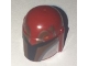Part No: 87610pb08  Name: Minifigure, Headgear Helmet with Holes, SW Mandalorian with Dark Brown Facial Details Pattern