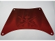 Part No: 96423  Name: Cloth Sail Rectangle with Crown and Crossed Swords Pattern (Mainsail)