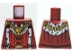 Lot ID: 374283659  Part No: 973pb0697  Name: Torso Castle Kingdoms Lion Head Medallion and Fur Trim Pattern