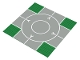 Part No: 2361px2  Name: Baseplate, Road 32 x 32 7-Stud Crossroads with Runway 'V' Narrow Pattern