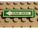 Part No: 2431pb0029 Name: Tile 1 x 4 with Green 'ONE WAY' on White Arrow Pattern (Sticker) - Sets 4850 / 4853 Part No: 2431pb0029 Name: Tile 1 x 4 with Green 'ONE WAY' on White Arrow Pattern (Sticker) - Sets 4850 / 4853