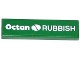Part No: 2431pb0328 Name: Tile 1 x 4 with 'Octan' Logo and 'RUBBISH' Pattern (Sticker) - Set 70805 Part No: 2431pb0328 Name: Tile 1 x 4 with 'Octan' Logo and 'RUBBISH' Pattern (Sticker) - Set 70805