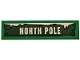 Part No: 2431pb0612 Name: Tile 1 x 4 with White 'NORTH POLE' and Ice on Dark Green Road Sign Pattern (Sticker) - Set 40353 Part No: 2431pb0612 Name: Tile 1 x 4 with White 'NORTH POLE' and Ice on Dark Green Road Sign Pattern (Sticker) - Set 40353