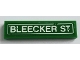 Part No: 2431pb0630  Name: Tile 1 x 4 with 'BLEECKER ST' Pattern (Sticker) - Set 76108