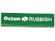 Part No: 2431pb328  Name: Tile 1 x 4 with Octan Logo and 'RUBBISH' Pattern (Sticker) - Set 70805
