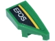 Part No: 29119pb050  Name: Wedge 2 x 1 x 2/3 Right with 'EPOS' Logo and Yellow Stripe Pattern (Sticker) - Set 76925